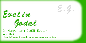 evelin godal business card